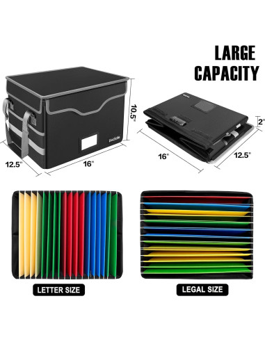 Caja de Documentos a Prueba de Fuego DocSafe 35L con Cerradura