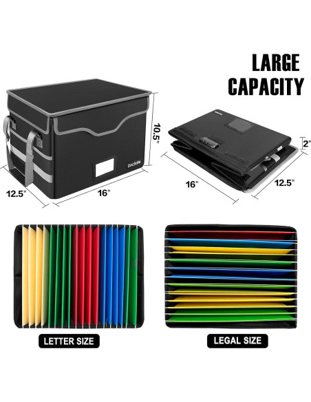 Caja de Documentos a Prueba de Fuego DocSafe 35L con Cerradura