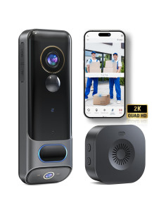 Cámara de Timbre Doble Inalámbrica MUBVIEW 2K HD