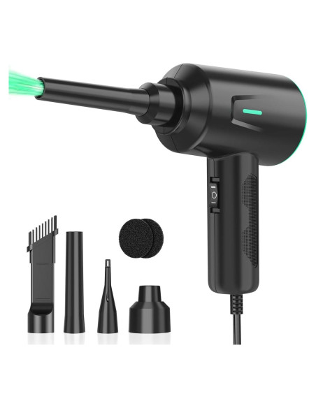 Soplador de Aire Meudeen AD08A 500W 2 Velocidades Verde