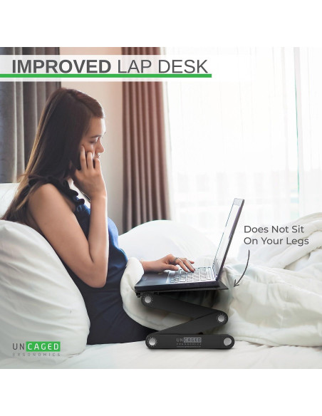 Soporte de Laptop Ajustable Uncaged Ergonomics - Negro