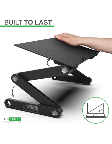 Soporte de Laptop Ajustable Uncaged Ergonomics - Negro
