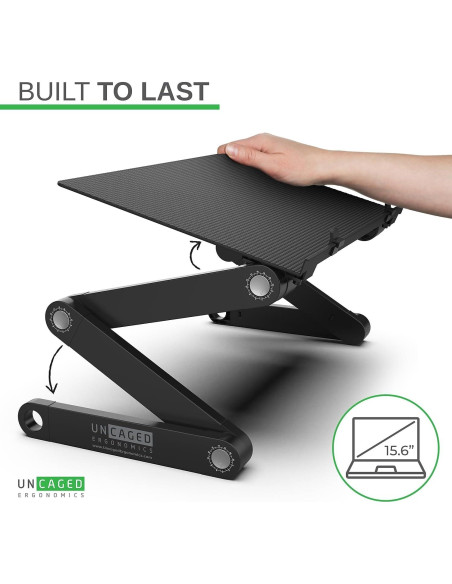 Soporte de Laptop Ajustable Uncaged Ergonomics - Negro