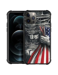 Funda DAIZAG iPhone 12 Mini A Prueba de Golpes Bandera Americana