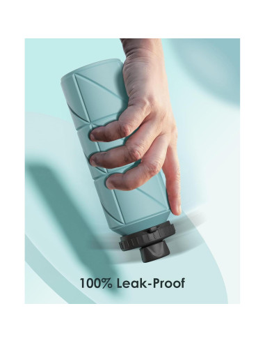 Botella de Agua Plegable Mefold 690ml Silicona Verde