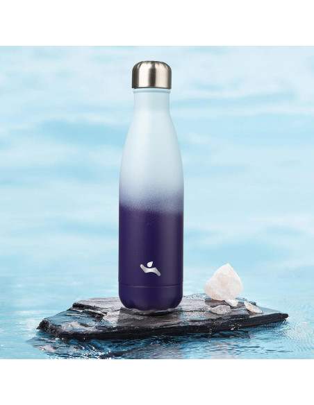 Botella de Agua Aislada Konokyo 500 ml Doble Pared Sueño Oceánico