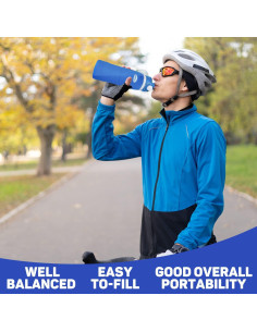 Botella de Agua Plegable Kemier S5 750ml Silicona BPA Libre 2