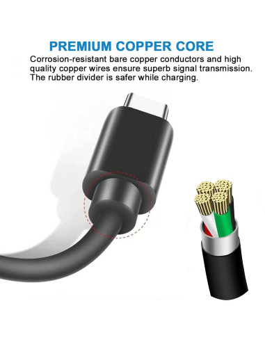 Cable de Carga USB YCWZZH para Impresoras Fujifilm y Polaroid