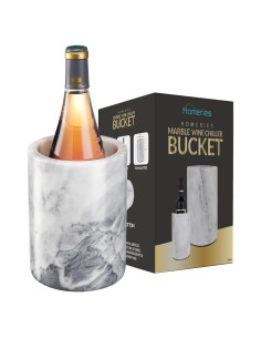 Cubo Enfriador de Vino Homeries de Mármol - 2.79 kg - 12.7x17.8 cm