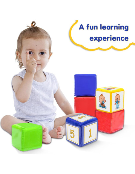 Juego Educativo de Dados Godery - 4 Cubos de Enseñanza Juego Educativo de Dados Godery - 4 Cubos de Enseñanza