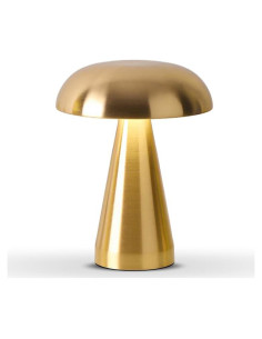 Lámpara de Mesa LED Inalámbrica Leroxo Dorado Claro