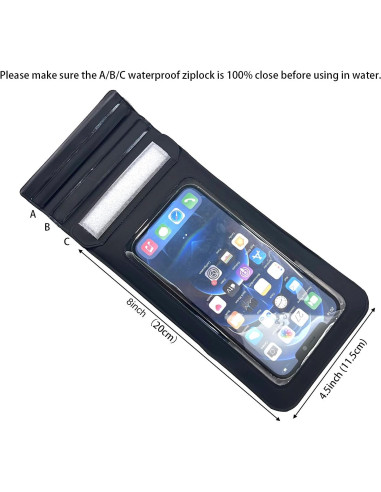 Funda Impermeable DRLOKPAK para Teléfono hasta 7" Flotante