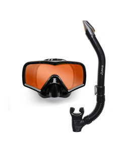 EVO Set de Snorkel y Máscara de Buceo para Adultos