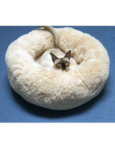 Cama Redonda Suave BODISEINT para Gatos y Perros Mini 2