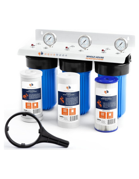 Filtro de Agua Aquaboon 3 Etapas para Toda la Casa