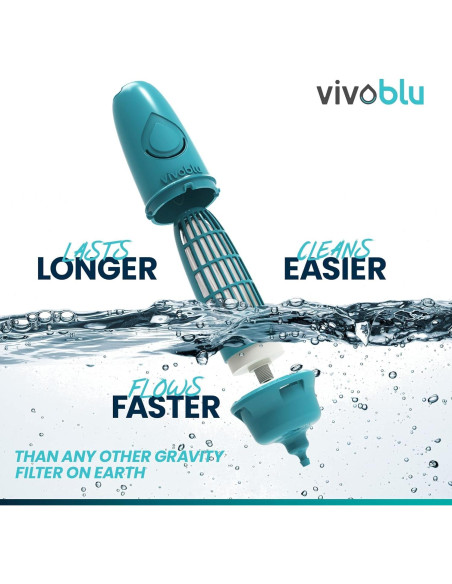 Filtro de Agua de Emergencia Vivoblu VCF01 - 2 L/min, 272 g