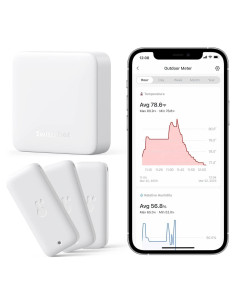SwitchBot Termómetro Higrómetro WiFi 3 Sensores IP65