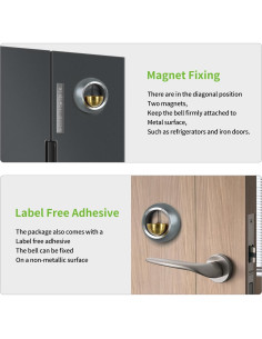 Campana de Timbre para Comerciantes Meowlian Gris - Decorativa 2