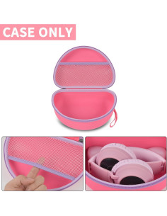 Funda para Auriculares Riwbox CT-7 Rosa Compacta y Segura 2