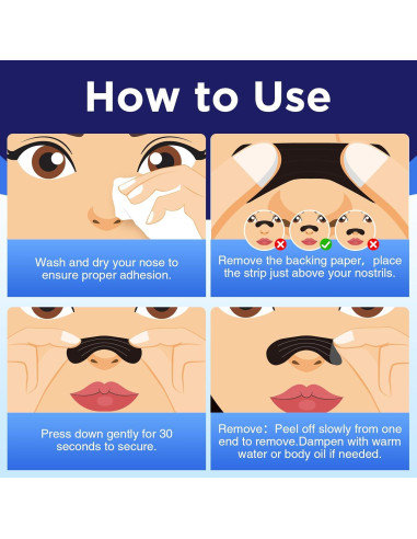 Tiras Nasales OK TAPE Beige 30 Pcs - Alivio Ronquido y Congestión