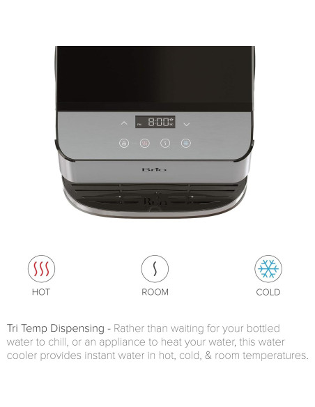 Dispensador de agua Brio Moderna sin botella 3 temperaturas Dispensador de agua Brio Moderna sin botella 3 temperaturas