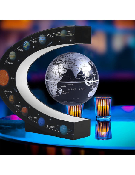 Globo Flotante WOWESOTICA SC-01 Geográfico LED 9 cm