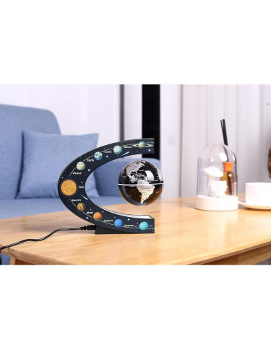 Globo Flotante WOWESOTICA SC-01 Geográfico LED 9 cm