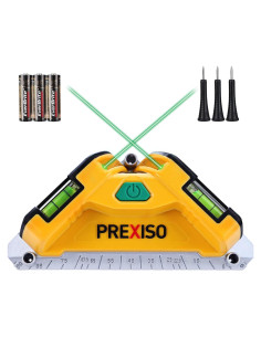 Nivel láser PREXISO Square 20m haz verde con burbujas