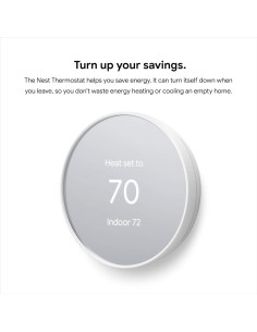 Termostato Inteligente Google Nest Wifi Programable Nieve 2