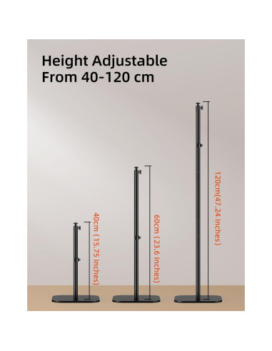 Soporte de Piso para Proyector y Pantalla 4K HD 120" Ajustable