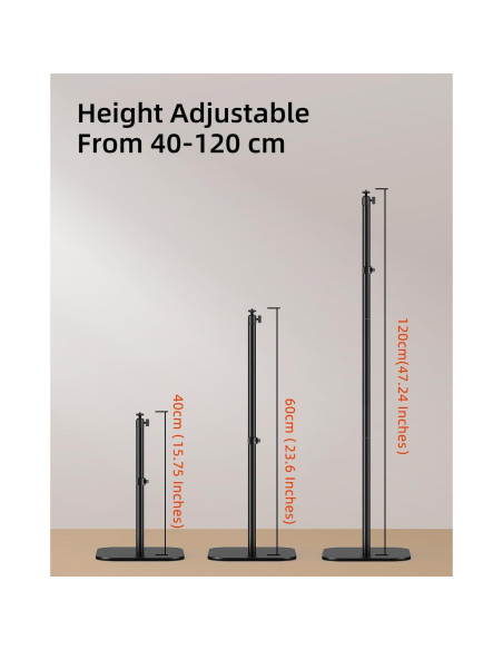 Soporte de Piso para Proyector y Pantalla 4K HD 120" Ajustable