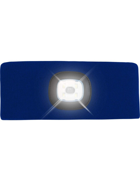 Diadema Linterna LED Head Lightz - Azul Galaxia - Recargable