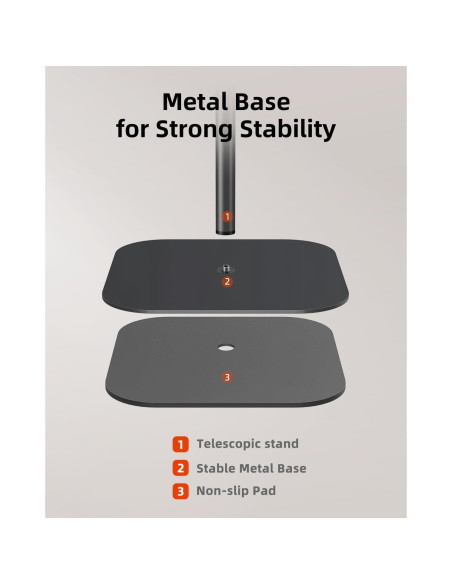 Soporte de Piso para Proyector y Pantalla 4K HD 120" Ajustable