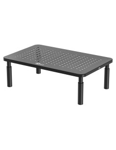 Soporte para Monitor WALI Ajustable en Altura 20 kg Negro