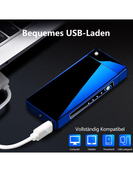 Encendedor de Arco Plasma GADATOP USB a Prueba de Viento