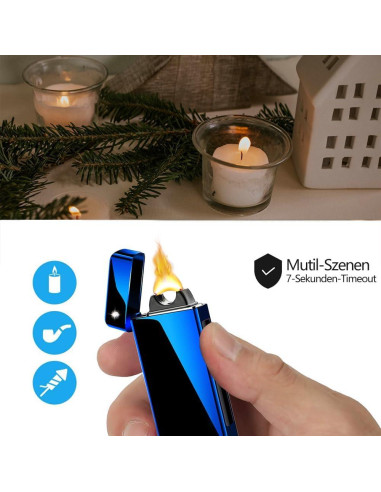 Encendedor de Arco Plasma GADATOP USB a Prueba de Viento