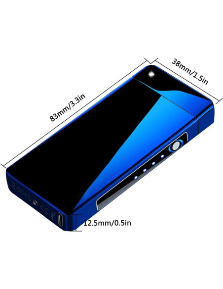 Encendedor de Arco Plasma GADATOP USB a Prueba de Viento