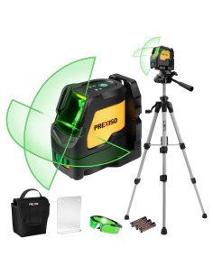 Nivel Láser Prexiso con Trípode IP54 30m Verde Autonivelante