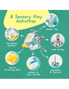 Cubo Ocupado Jumble Dream - Juguete Sensorial Montessori 1-3 Años 2