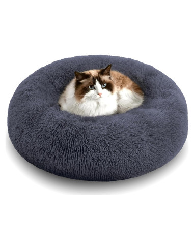 Cama Redonda para Perros y Gatos WESTERN HOME 50x50 cm Suave