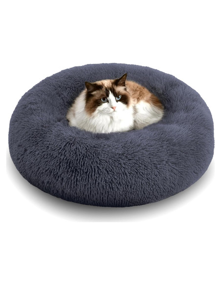 Cama Redonda para Perros y Gatos WESTERN HOME 50x50 cm Suave