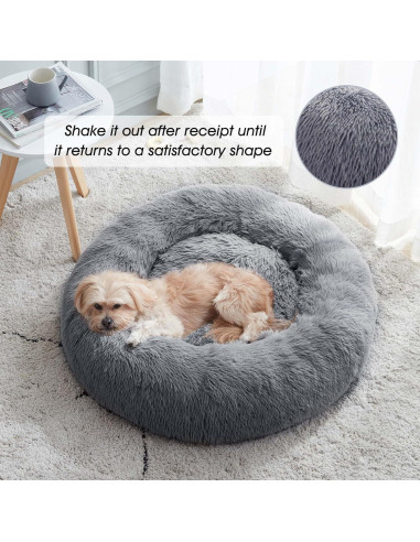 Cama Redonda para Perros y Gatos WESTERN HOME 50x50 cm Suave