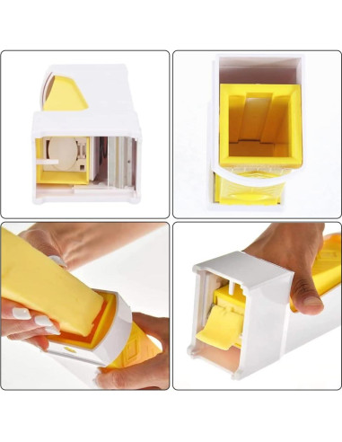 Cortador de Mantequilla Portátil ZiTour 20.32cm Amarillo
