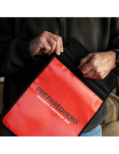 Bolsa a Prueba de Fuego Prepared Hero 27x38 cm Resistente
