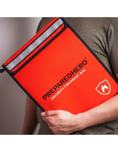 Bolsa a Prueba de Fuego Prepared Hero 27x38 cm Resistente