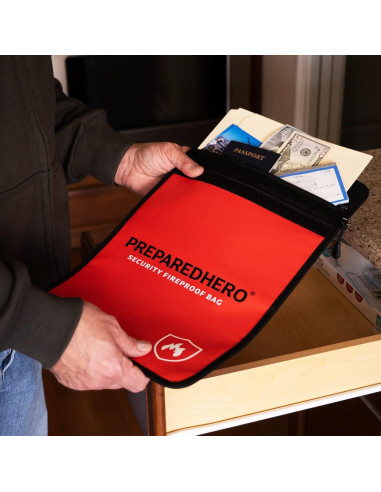 Bolsa a Prueba de Fuego Prepared Hero 27x38 cm Resistente