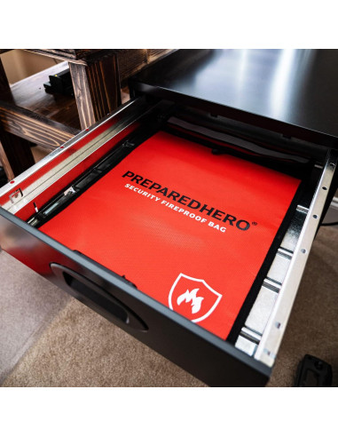 Bolsa a Prueba de Fuego Prepared Hero 27x38 cm Resistente