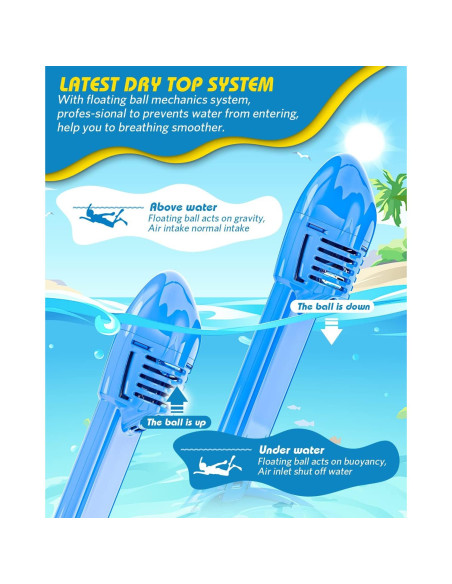 Máscara de Snorkel QingSong para Niños 0.45 kg Antivaho