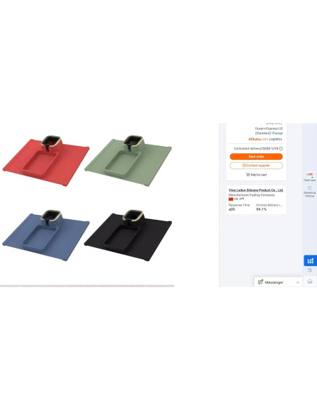 Soporte para Tazas Spatender Bandeja Silicona Antideslizante