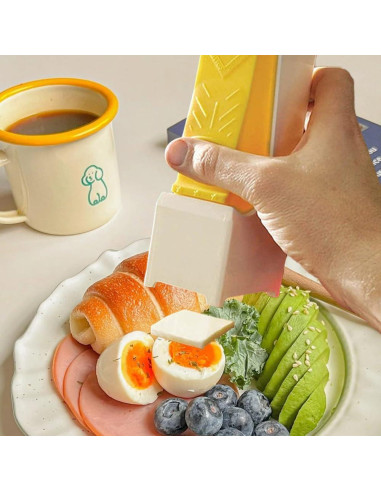 Cortador de Mantequilla Portátil ZiTour 20.32cm Amarillo